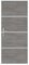 Nordlinger Kit di ristrutturazione per porte interne 890512 4 fogli impiallacciati 85 x 50 cm e 3 profili 85 x 2 cm