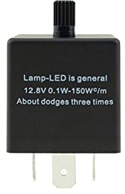 Relais de clignotant 3 broches CF-13KT, relais de clignotant pour clignotant LED électronique, relais de clignotant réglable 12 V, 0,1 W-150 W pour véhicule, voiture, moto