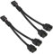 GELRHONR USB 2.0 9-Polige Buchse auf Doppel-Mainboard Verlängerungskabel 2 Stück, 9-Poliger Stecker Mainboard Kabel Nylon,für Computer interne Motherboard (Schwarz)