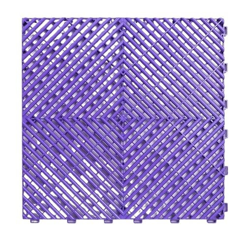 ZMCGNO Dalles de Sol de Garage modulaires emboîtables, revêtement de Sol de Garage en Plastique ventilé Industriel, 400 x 400 mm(Color-B4)