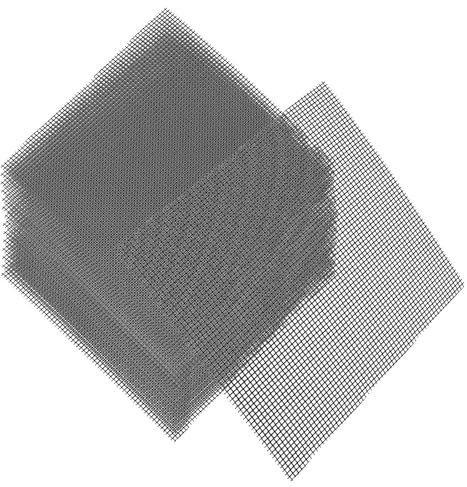 Uqezagpa 50/100 unidades de rejillas cuadradas para agujeros para macetas de bonsáis para pérdida de tierra