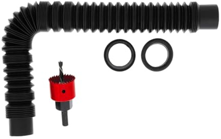 Conector para Barril de Lluvia - Kit De Conexión Para Depósito De Agua,Adaptador de Agua Pluvial para Jardín Exterior Riego Subterráneo