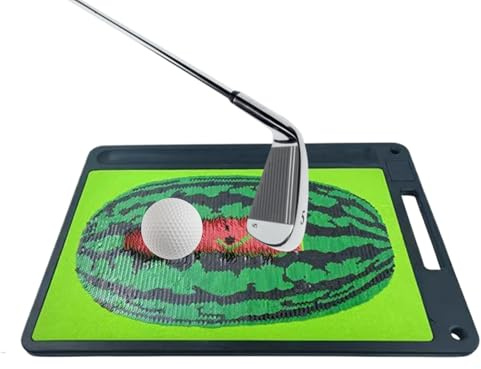 Qkbuza Golfmattor övning utomhus, träningsutrustning för golfslagsmattor med gång-feedback | träningsdyna med spårdetektering för gunga förbättring utomhussport proffs golfare nybörjare