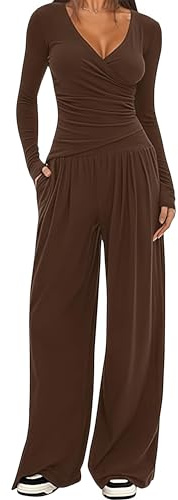 YKDLLF Sportivo Donna Completo Completi Sportivi Due Pezzi Sportiva Invernale Pantaloni Casual Elegante Tuta Sportiva Donna Completa 2 Pezzi Tuta Invernale Ginnastica