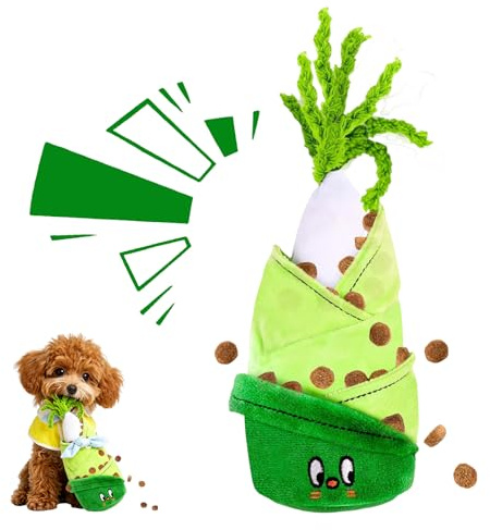 Fonyet Giocattolo per cani intelligenza, giocattolo da annusare con scomparto per dolcetti, giocattolo per cani di piccola taglia media, ricerca di cibo, istinto, allenamento intelligenza, antistress