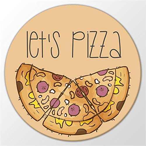 Huuraa Magnet Let's Pizza Geschenk Kühlschrankmagnet 59mm Flaschenöffner Let's Pizza Geschenkidee