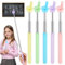Oruola 5 palillos de dedo señaladores, punteros para aula, palitos retráctiles para profesores, palo puntero multicolor para aula, suministros de aula, lectura de niños, se extiende hasta 26.89
