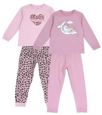 Chicco, Pyjama Garçon et Fille, Lot de 2 Pièces, Pyjama Long en 100% Coton Légèrement Gratté, Vêtements pour Garçon et Fille, Design italien