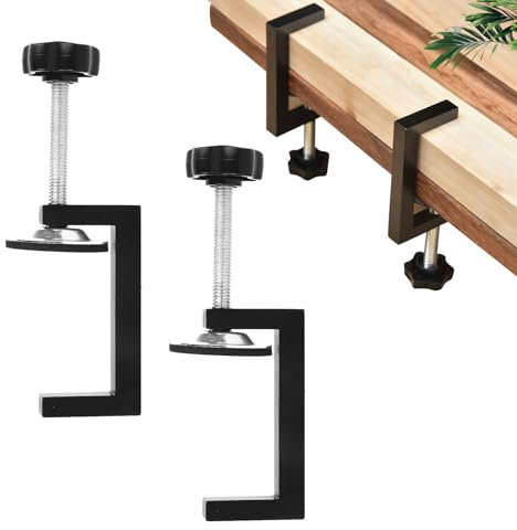 Serre-Joints en C, Pinces en C, Pince C Robuste, Serre Joint Menuisier en C, Support de Fixation en C, Clip de Fixation pour Bricolage & Réparation, Plage de Serrage 57 mm, 2 Pièces