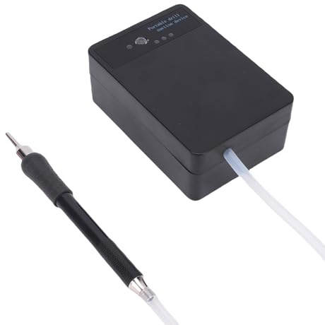 Aumotop Stylo Diamant Rechargeable à Faible Bruit pour Kits de Peinture Diamant avec Pompe à Vide, Prise en Main Confortable et Pointes Multi-tailles pour une Création Artistique Silencieuse (Noir