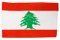 Flaggenfritze Fahne Flagge Libanon 30 x 45 cm Rot