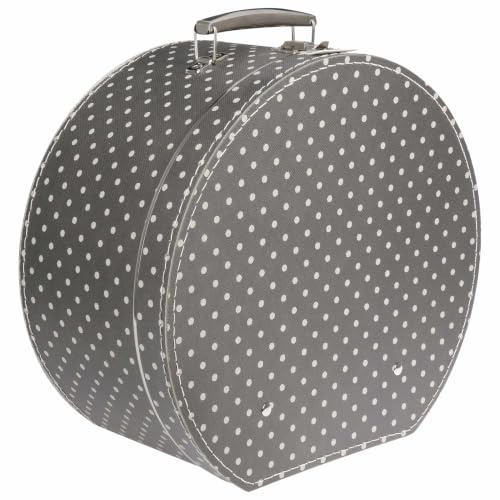Lierys Boite Chapeau à Pois Boite pour Chapeau Accessoires (Taille Unique - Gris)