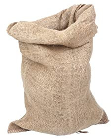 Lot de 5 sacs en toile de jute 75x105cm/80-90kg sac pour plante | oignon | protection antigel 300g/m² Sac Transport pour Pommes de Terre/légumes Sac à céréales Sac en jute