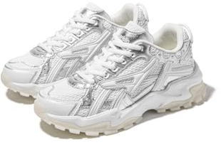D.Franklin Herren-Sneaker, modisch, lässig, Modell 347, Weiß 91, 39 EU
