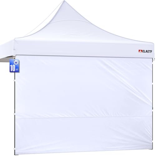 CLAETF Parois latérales de l'auvent de 25,4 x 3 m, parois latérales en tissu Oxford 600D, auvent escamotable imperméable à 99 % de protection contre les UV, convient pour tente pop-up ou auvent