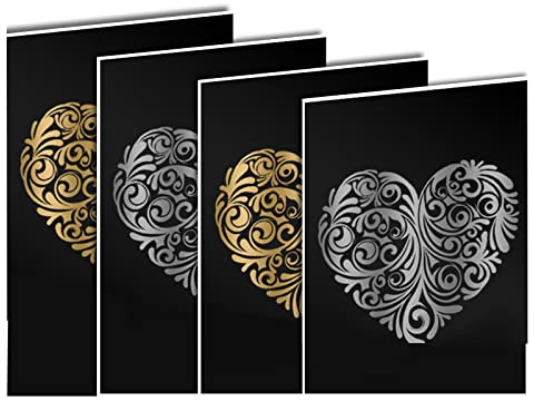 Scratch Art for Kids, 40 Sheets A4 Gold Silver Scratch Paper, Arts and Crafts Gift Ideas, Crafts Scratch Arts Painting Drawing Paper Gifts for Party Games Halloween Christmas Birthday, 11inch*8.2inch