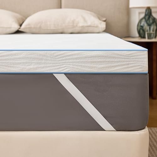 Solviente Topper 160x200cm H2 – 5cm Memory Foam & Kaltschaum Matratzen Topper, Oeko-TEX® Zertifiziert, Abnehmbarer Bezug, rutschfest, Antiallergisch, Leise & Atmungsaktiv