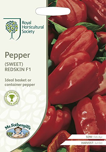 RHS PEPPER (Sweet) Redskin F1 Seeds (2)