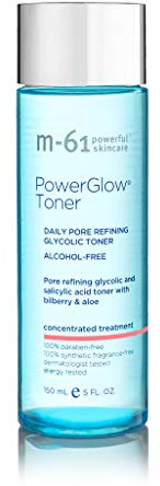 m-61 PowerGlow Toner | Alcohol-Free, Pore Refining Toner with Glycolic and Salicylic Acid. to Deeply Cleanse, Balance, and Clarify Skin. Soothes and Calms, 5.0 Fl Oz