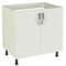 HOGAR24 ES - Mueble Bajo Fregadero 2 Puertas Color Blanco, Medidas: 85 x 80 x 58 cm