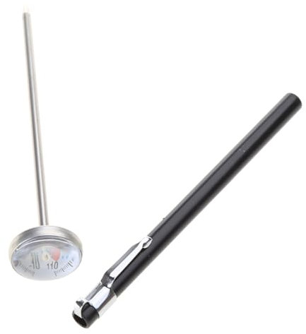 jebyltd Thermometer für Lebensmittel, Flüssigkeit, Milch, Flasche, Thermometer, Wasserzähler, Öltemperaturanzeige