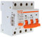 MeanWell Leitungsschutzschalter, dreiphasig, Typ A 30 mA, RCBO 3P+N C16 16 A, Kurve C 6000 A 380 V, 4 Pole mit 4 Modulen DIN-Schiene