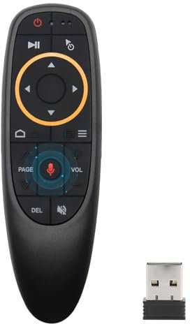 G10S Air Souris Télécommande PC Télécommande Bluetooth 2,4 GHz Gyroscope 6 axes Commande vocale USB pour Smart TV PC Google Android TV Box