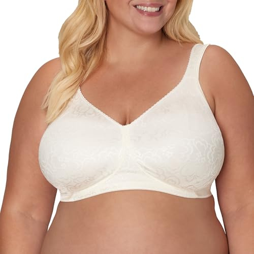 PLAYTEX Womens 18 Hour Ultimate Lift and Support Wire Free Us4745, Available in Single 2-Packs Bras, White, 36B US