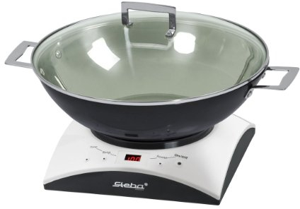 Steba IK 11 S Induktions-Fondue mit Wok, Weiß