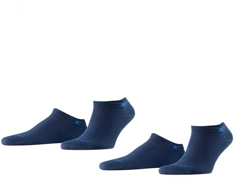 Burlington uomo Everyday Sneaker 2-Pack calzini corti cotone traspirante