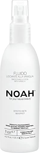 NOAH Natural 5.7 Lozione lisciante per capelli lisci e setosi con fragranze alla vaniglia, 125 ml