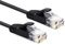 VOSGA Cat6 Ethernet Cable - 25M/80 ft, Flat Black Gigabit Network Cable with RJ45 Connectors