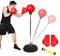 Ejoyous Punchingball Erwachsene Boxtraining Set Punchingball Boxen Set Höhe Verstellbar Stehen Standboxsack Punching Tasche mit Boxhandschuhen und Handpumpe 120-140 cm