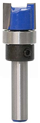 ExcInter 1/4 Inch Shank Flush Trim Pattern Router Bit Template Router,1/4*1/2*11.9,Woodworking Top Bearing Milling Tools for Wood Hardwood Particleboard MDF