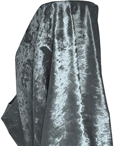 A-Express Prime mjuk krossad sammet tyg material draperier klänning 140 bredd
