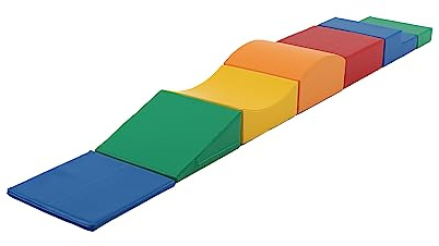 IGLU Soft Play Little Crawler 6 mattoncini Morbidi con capacità motorie, per Arrampicata su Roccia, con Antiscivolo (Multicolore)