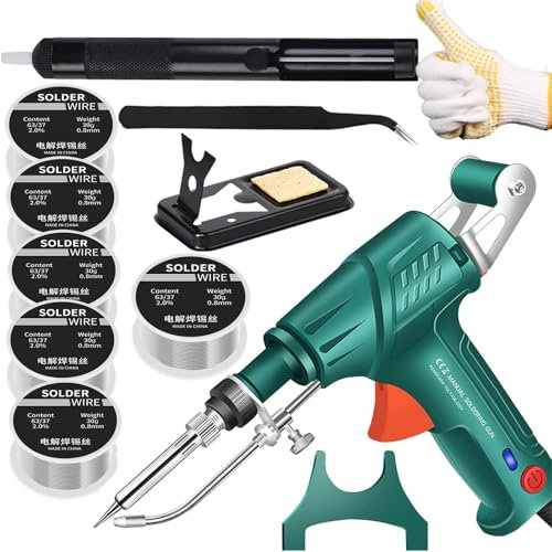 Ayyecoeeye Pistola de Soldadura 3 en 1 Láser Portátil Calentada Internamente Industrial Láser Económica Herramienta para Eliminación de Óxido, Corte y Soldadura con Seis Rollos de Alambre de Repuesto