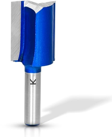 ASNOMY Fresa de ranura de 22 mm, vástago de 8 mm, brocas de metal duro, fresadora de madera recta, juego de brocas para carpintería