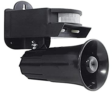 Blanko Vogelschreck Birdchaser mit Bewegungsmelder, Schwarz, 200 x 120 x 90 mm