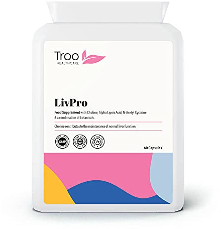 Troo Health Care LIVpro with Choline 60 Capsules - Supports