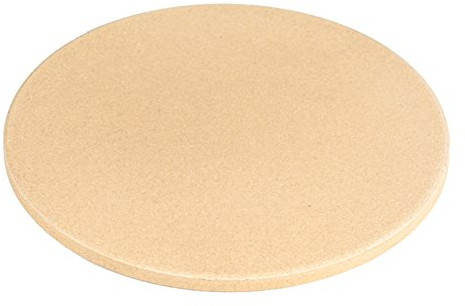 HomDSim Pizza Stone for Cooking Baking Grilling - 9 Inch Extra Thick - Pizza Grilling Stone, Baking Stone, Pizza Pan for Oven and BBQ Grill (9 Inch)