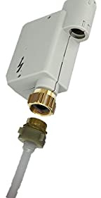 WAK Schlauchverlängerung Zu- und Ablauf Geschirrspüler Zubehör, Polyethylen (PEX), Metallic, 0.5 Meter, 1 Stück