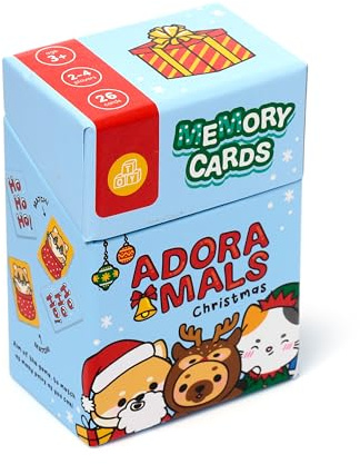 Puckator Memoria - Gioco da Tavolo Natalizio - Animali Dolci