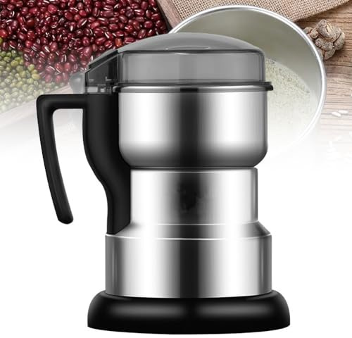 Elektrisk kaffekvarn, högeffekts elektrisk kaffekvarn, köksflingor, nötter, nötter, multifunktionell hemkaffekvarn, för kaffebönor, spannmål, nötter