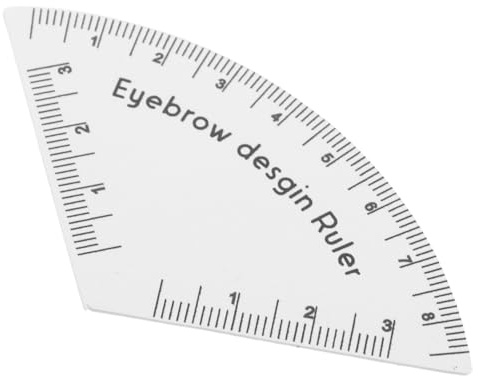 ERINGOGO Pochoirs à Sourcils Guides de Mise Forme et Règles de Dessin pour Maquillage des Sourcils Outils de Mesure Réutilisables