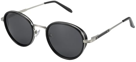 ZENOTTIC Gafas de Sol Polarizadas para Hombre Mujer : Redondas Montura Metal Retro Protección UV400 Vintage Unisex Uso Diario