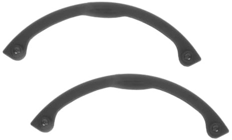 iplusmile Protezione in Gomma per Skateboard 2 Pezzi, Strisce Paraurti per Longboard Antiurto, Copertura Bordi Ponte per Protezione Punta e Coda, Accessori per Sport all’Aperto