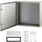 VEVOR Boîte de Distribution Électrique 60x60x20 cm Armoire Électrique IP66 Armoire de Distribution en Acier au Carbone Cache Compteur Électrique Coffret Électrique Étanche Extérieur pour Montage Mural