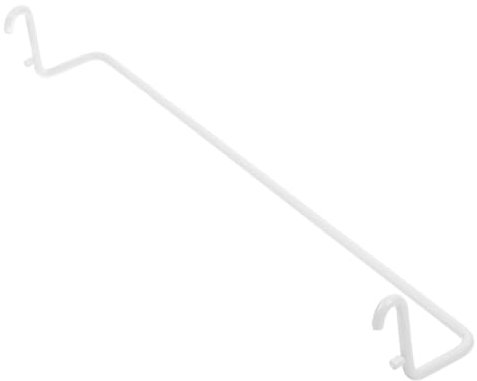 NAMOARLY Expandable White Pegboard Towel Holder Rack for Standard Peg Boards, Pegboard Accessories Paper Towel Hook, Wall-Mounted Peg Hooks for Kitchen and Craft Room Organization