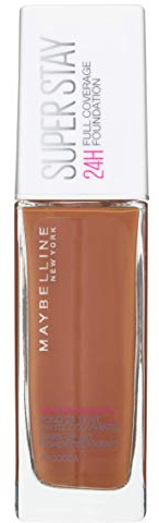 Maybelline New York Foundation, Superstay 24-Stunden-Foundation, leichtes Gefühl, wasser- und transferbeständig, 30 ml, Farbton: 70 Cocoa